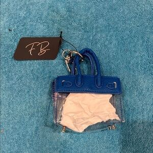 FB Blue Transparent Key Holder